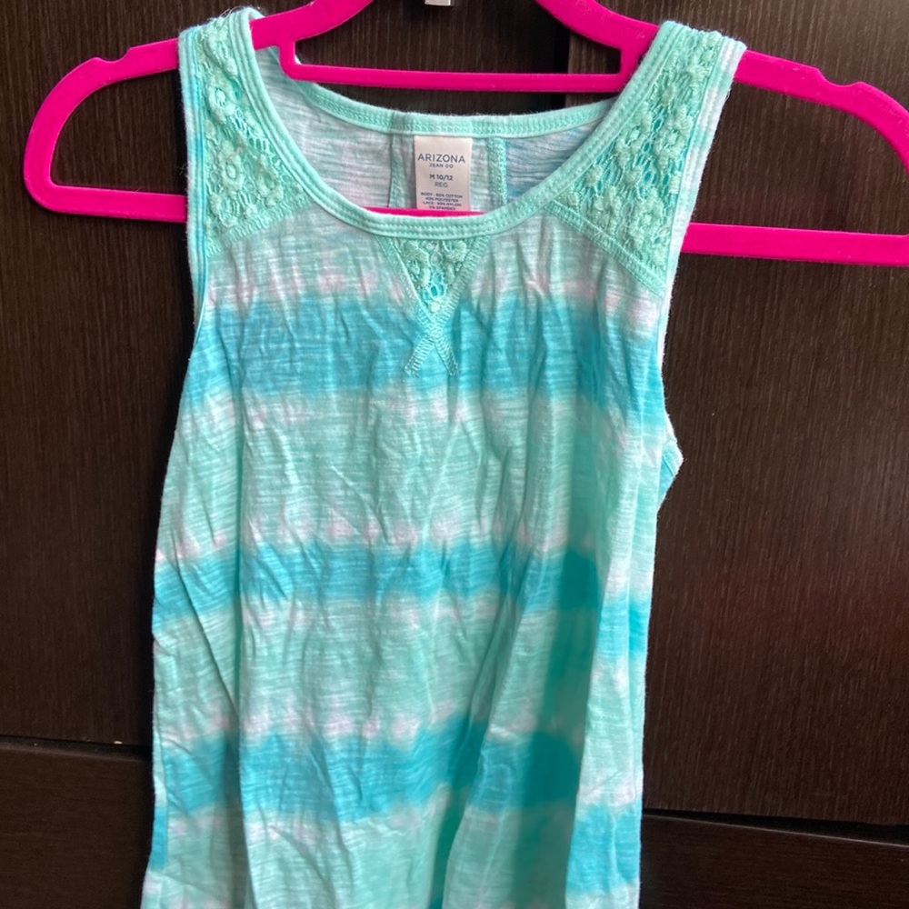 Arizona shirt tank  size 10-12 shorts size 10 can be folded up selling together